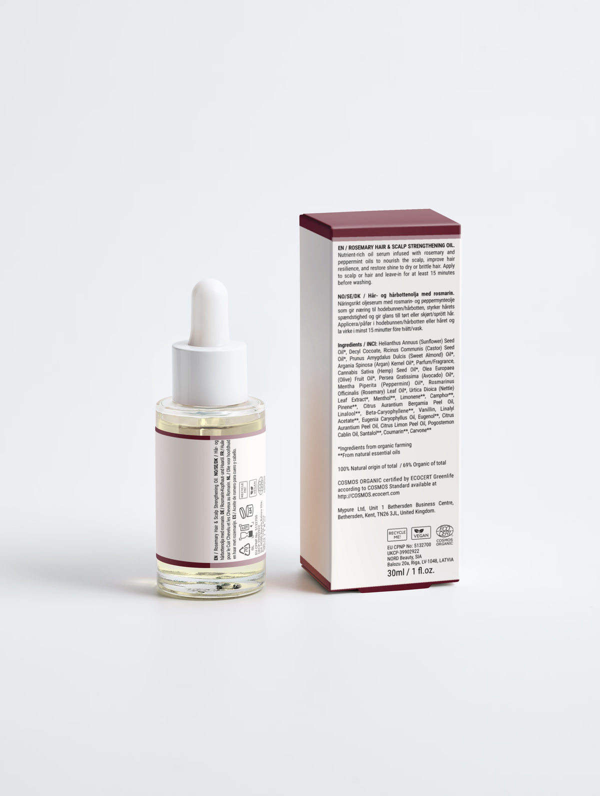 Rosemary Hair & Scalp Strengthening Oil