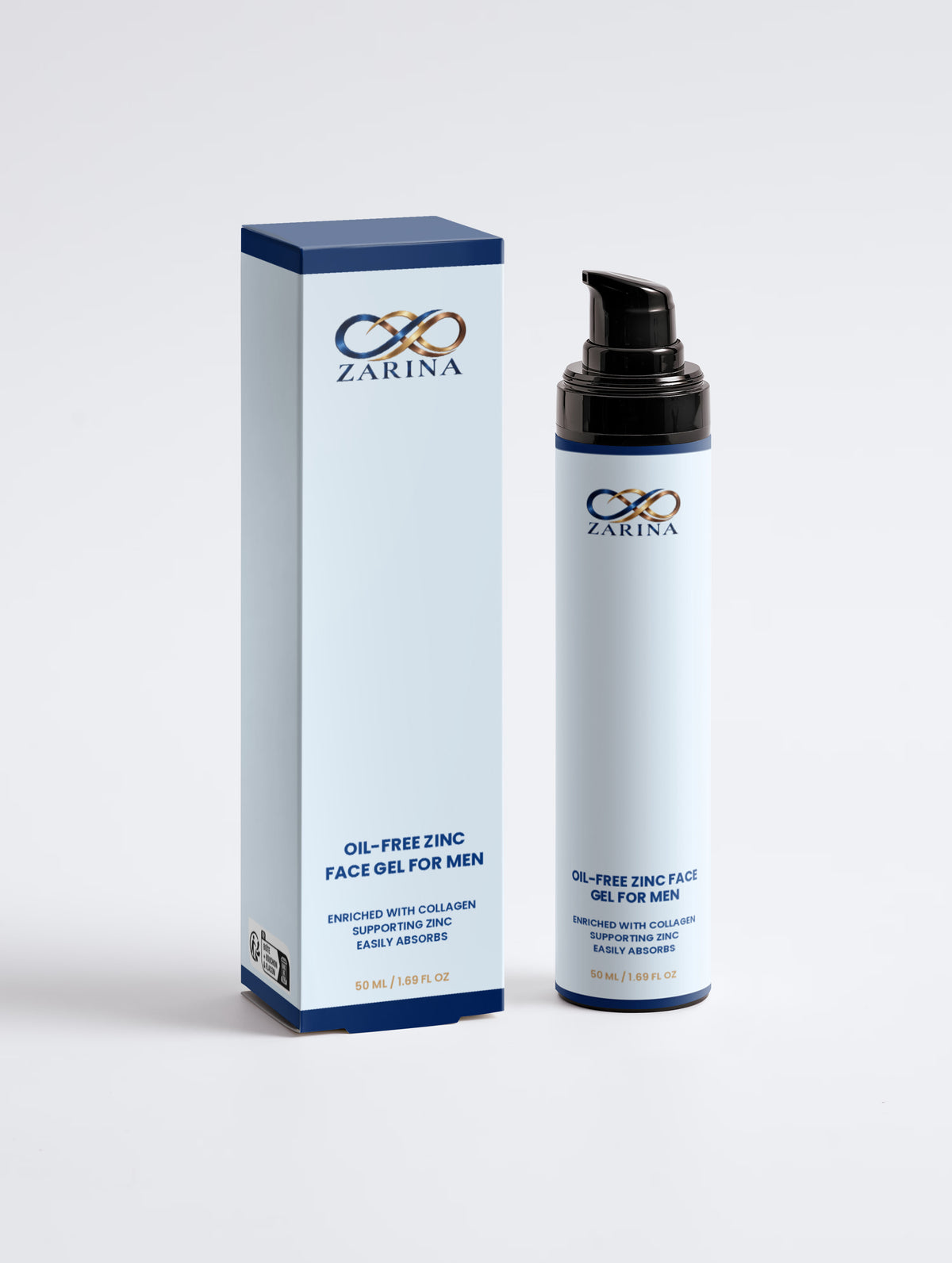 Oil-Free Zinc Face Gel for Men