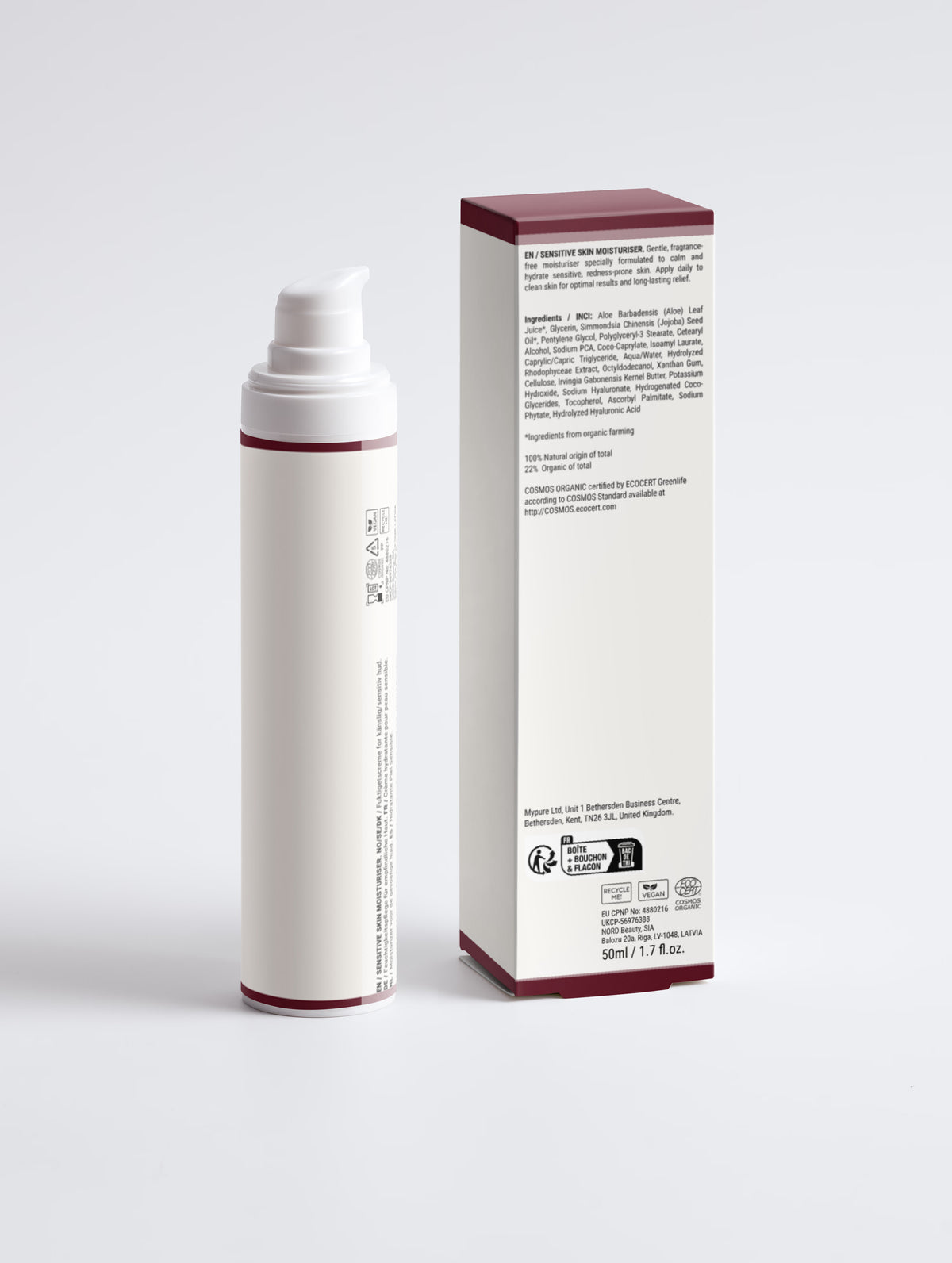 Sensitive Skin Moisturiser, Fragrance Free