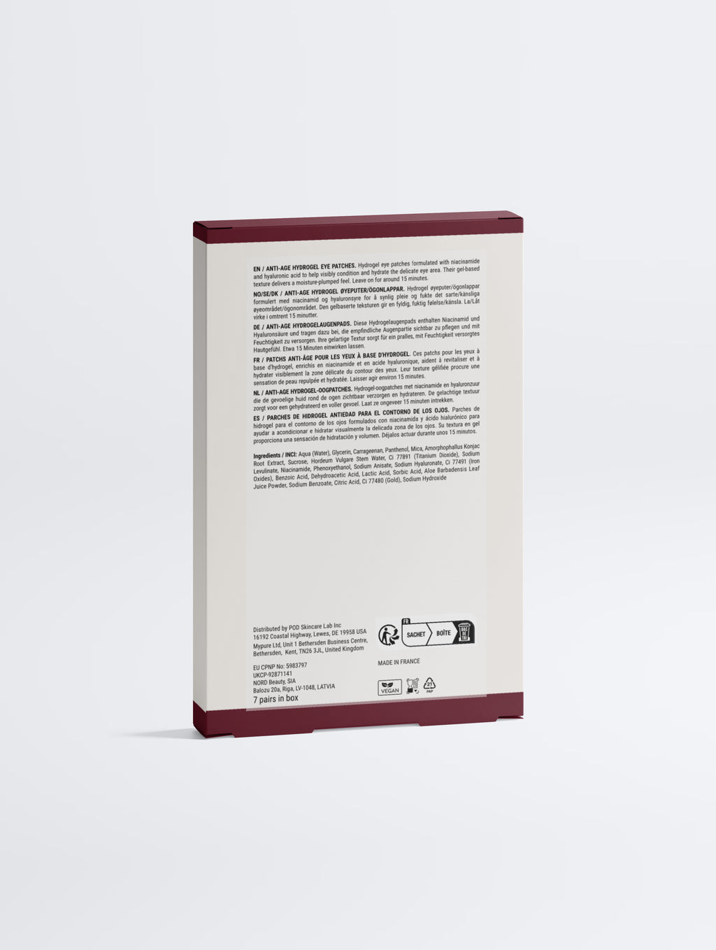 Anti-Age Hydrogel Eye Patches